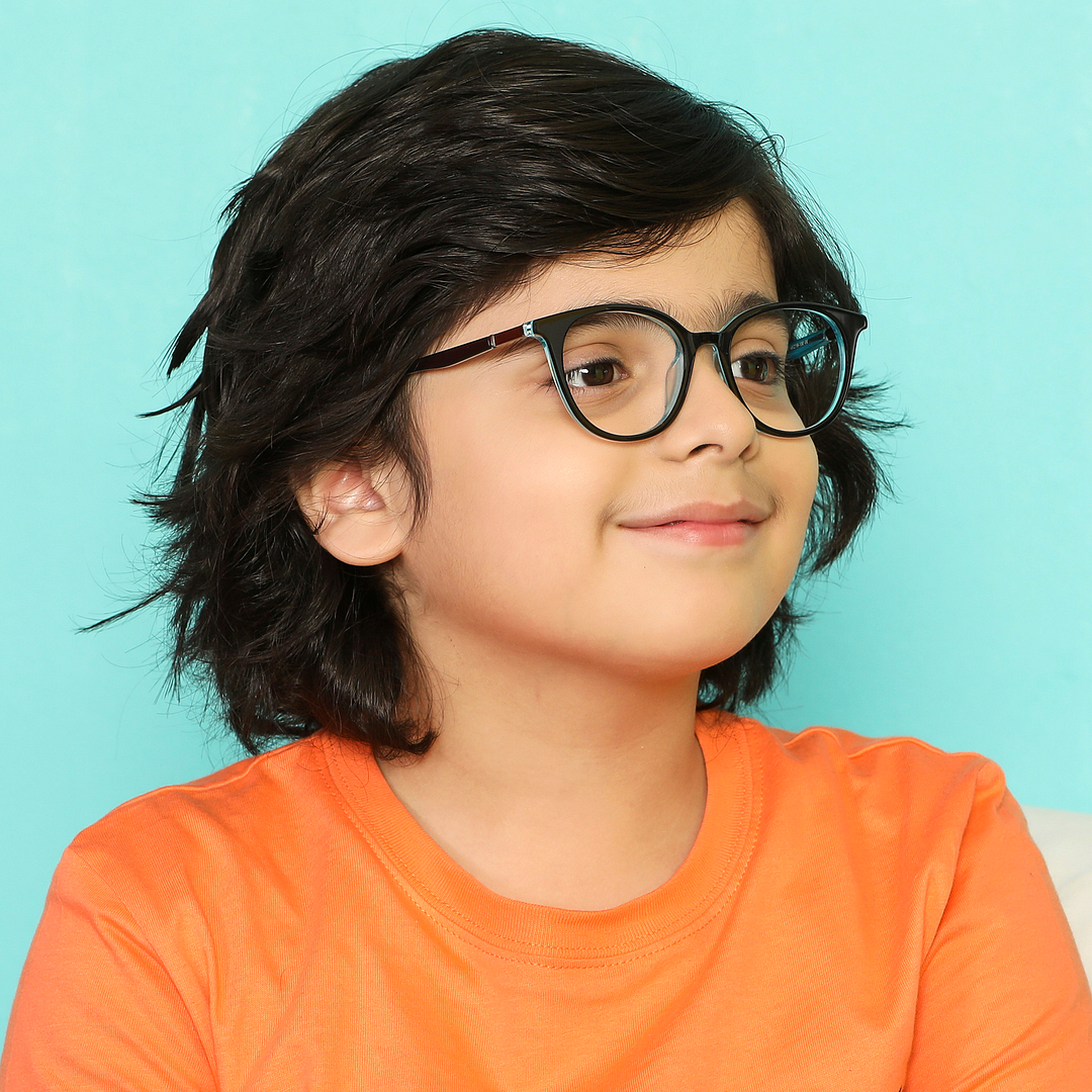 Hooper Online Black Full Rim Round left side