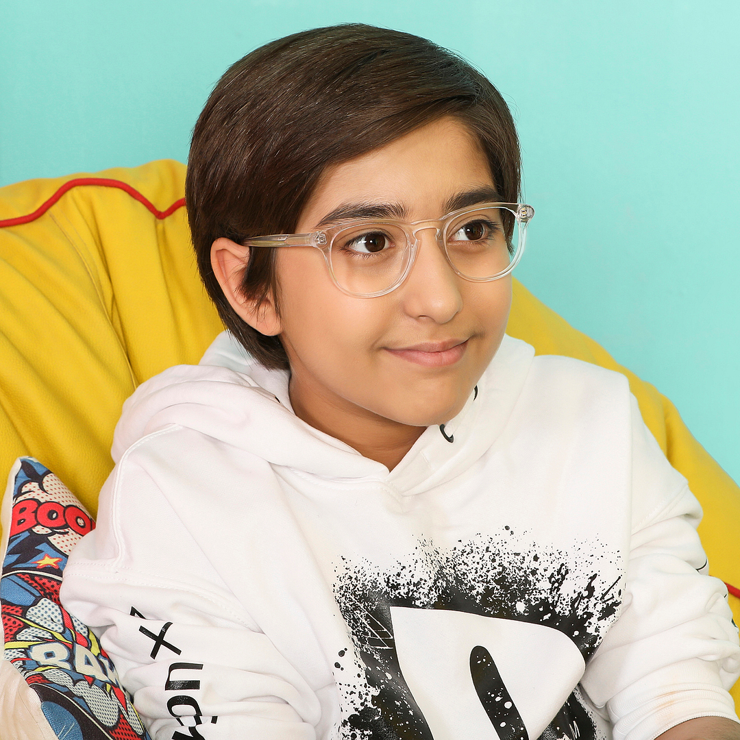 Hooper Online Crystal Transparent Full Rim Round right side