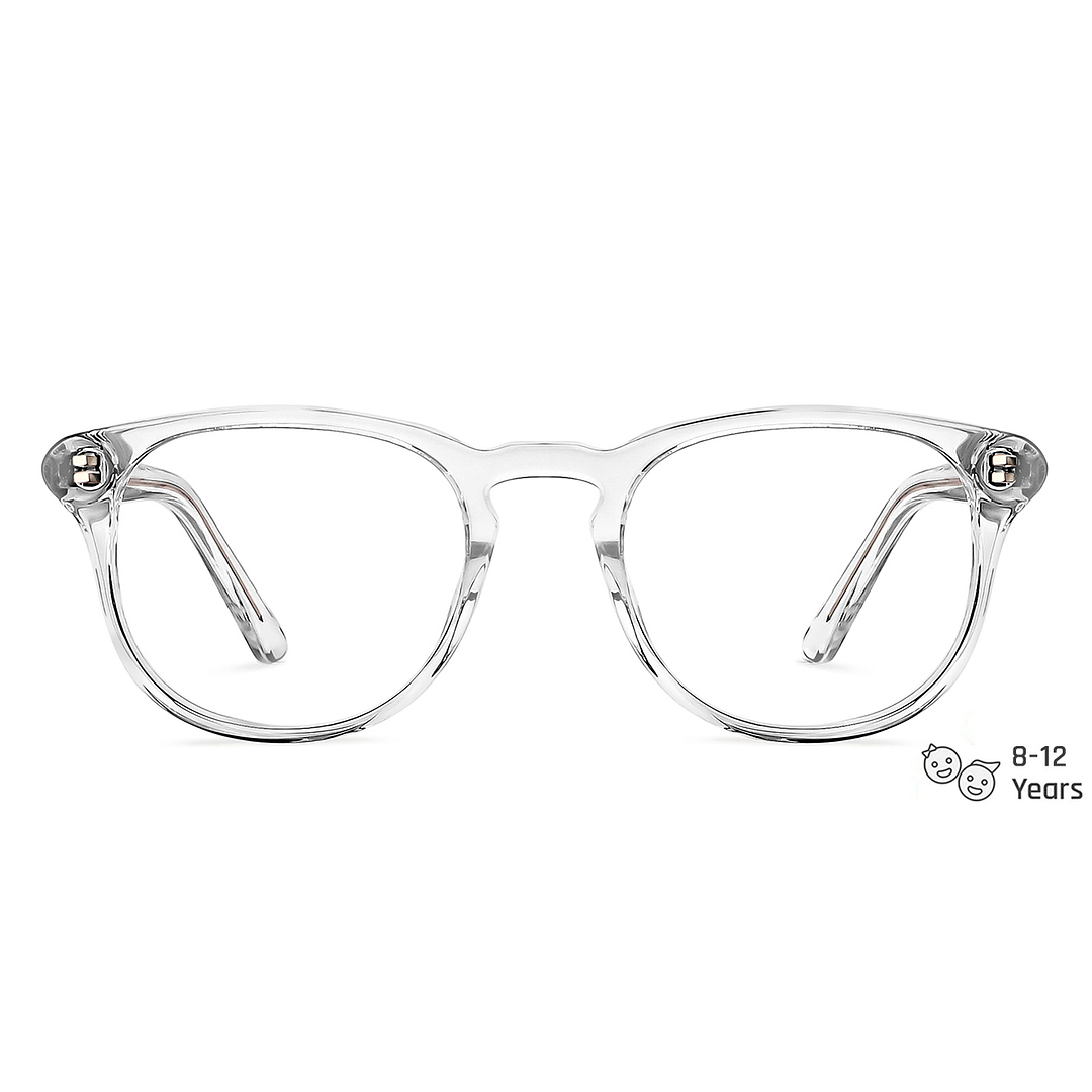 Hooper Online Crystal Transparent Full Rim Round left side