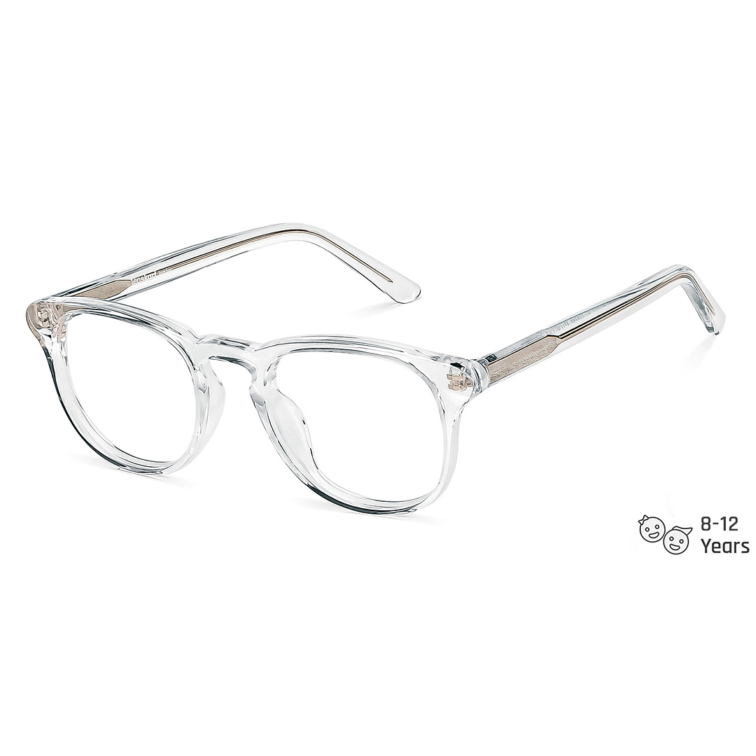 Hooper Online Crystal Transparent Full Rim Round right side