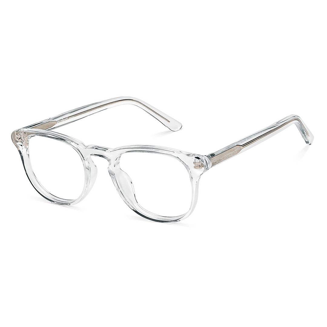 Hooper Online Crystal Transparent Full Rim Round right side
