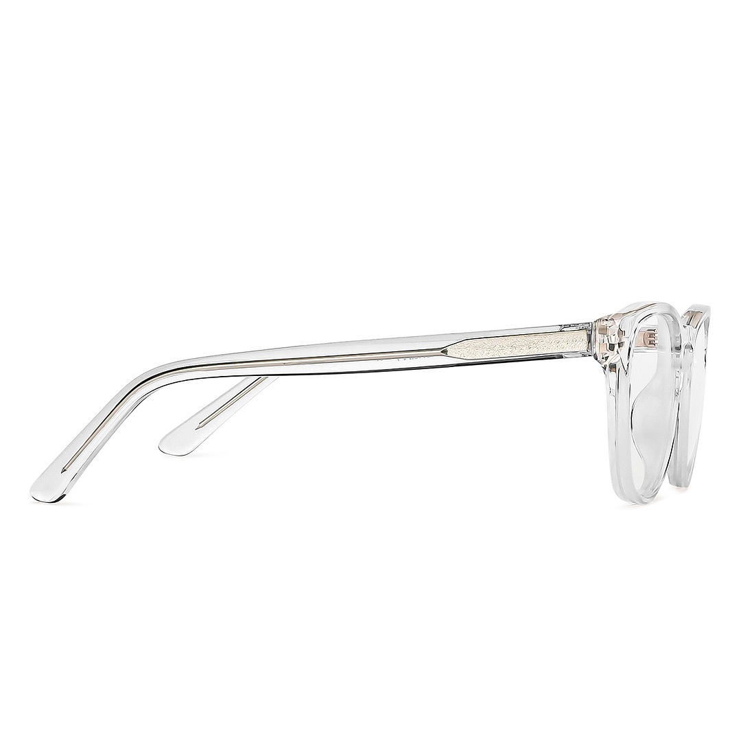 Hooper Online Crystal Transparent Full Rim Round left side