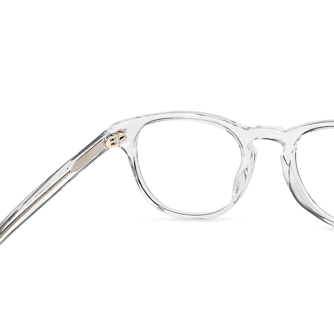 Hooper Online Crystal Transparent Full Rim Round right side