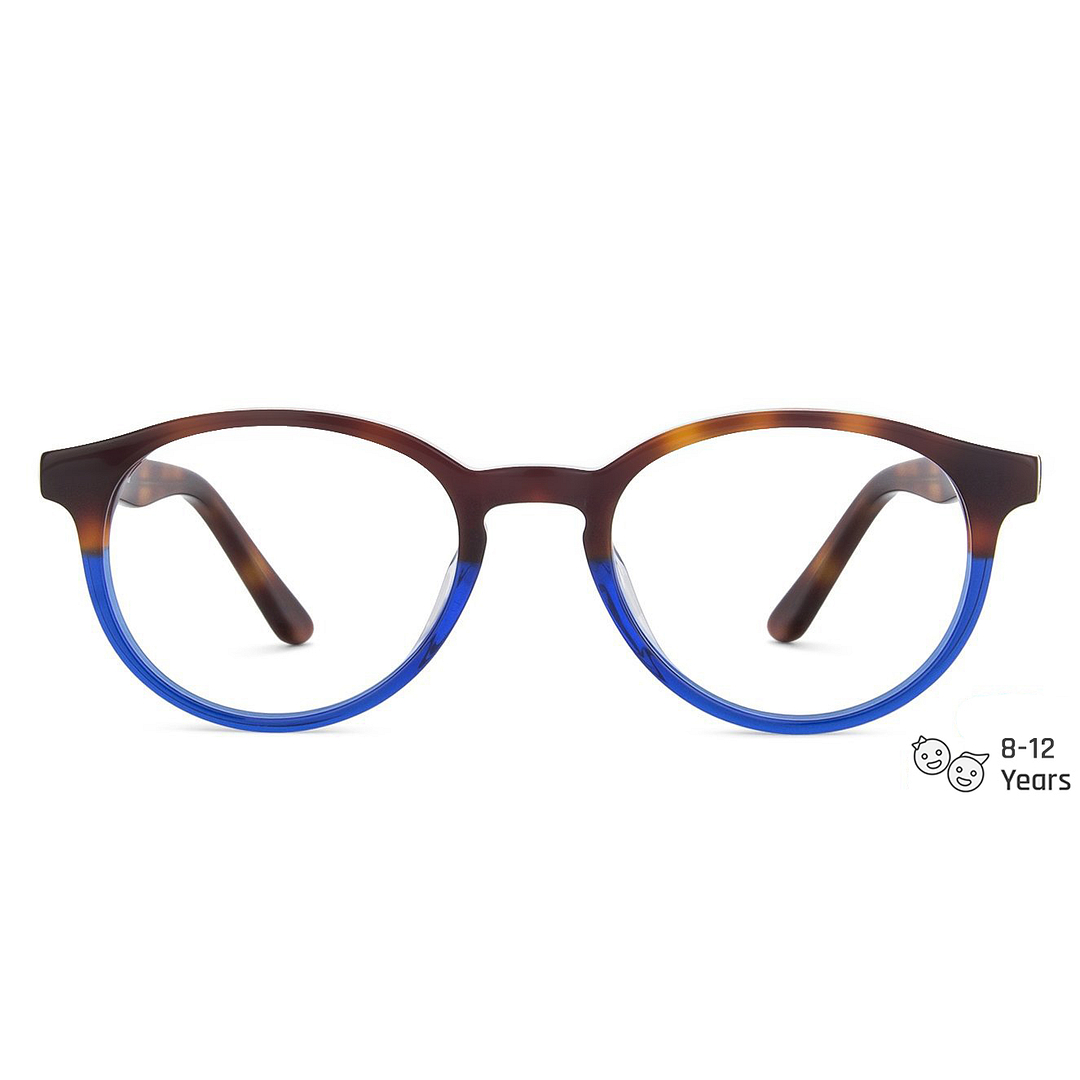 Hooper Online Blue Transparent Full Rim Round left side