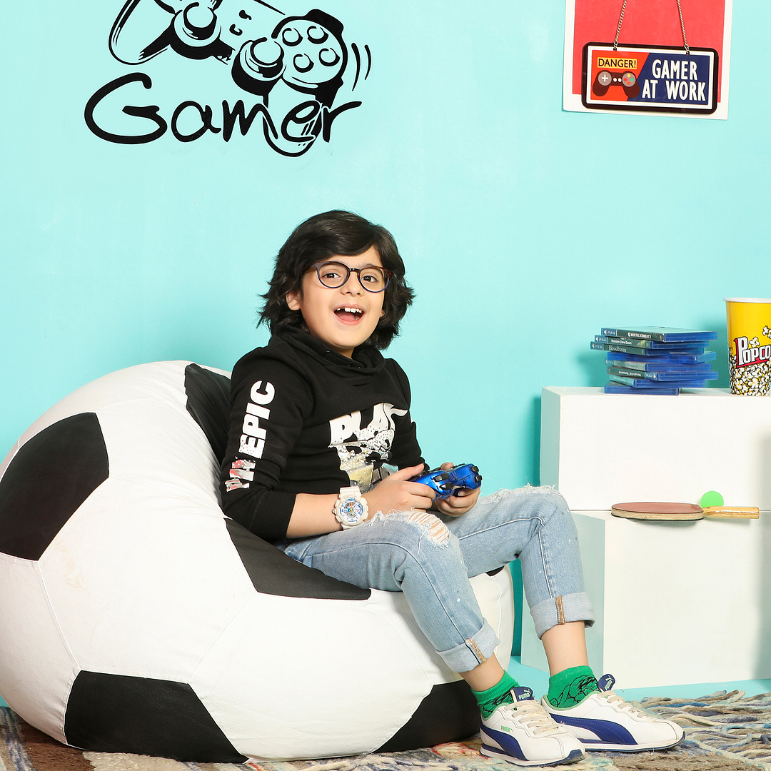 Hooper Online Blue Transparent Full Rim Round right side