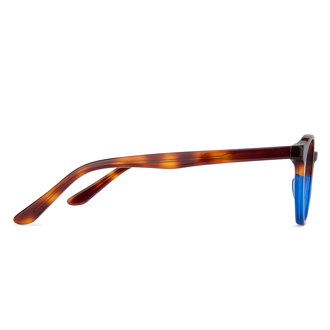 Hooper Online Blue Transparent Full Rim Round right side
