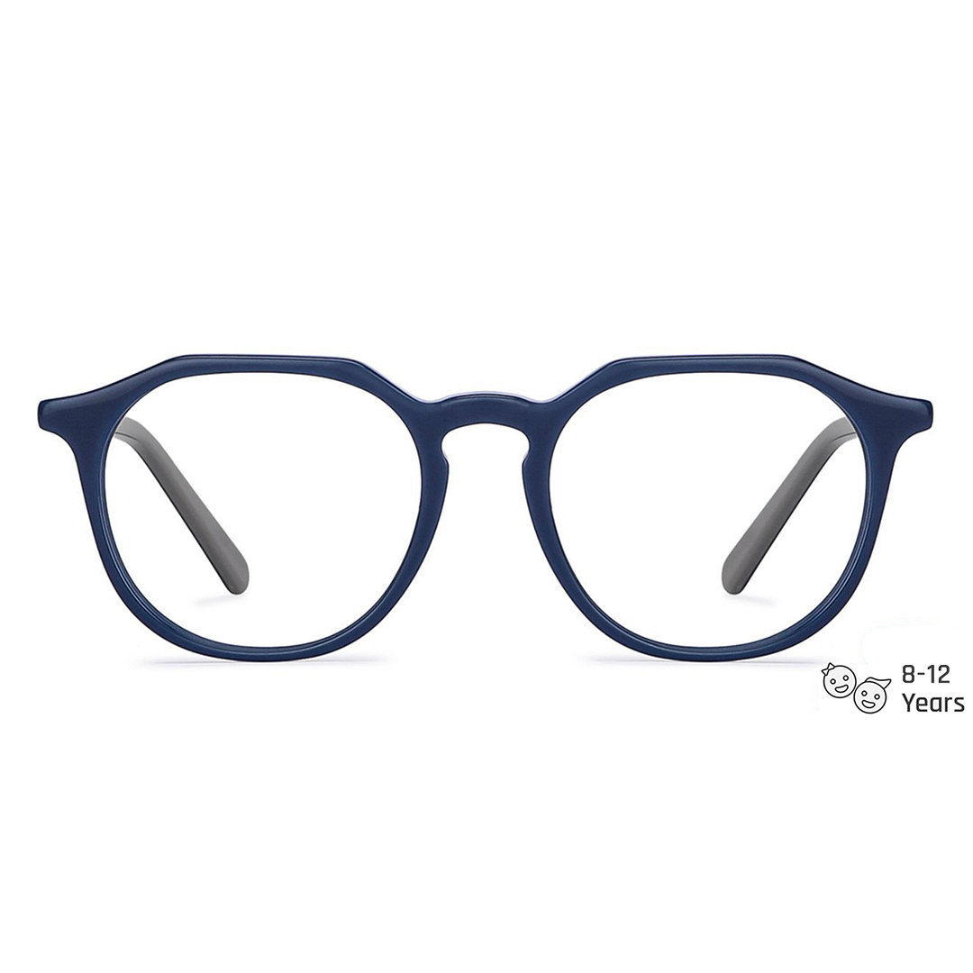 Hooper Online Sky Blue Full Rim Geometric left side