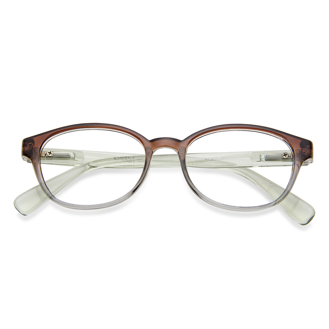 Hooper Online Green Transparent Full Rim Round left side