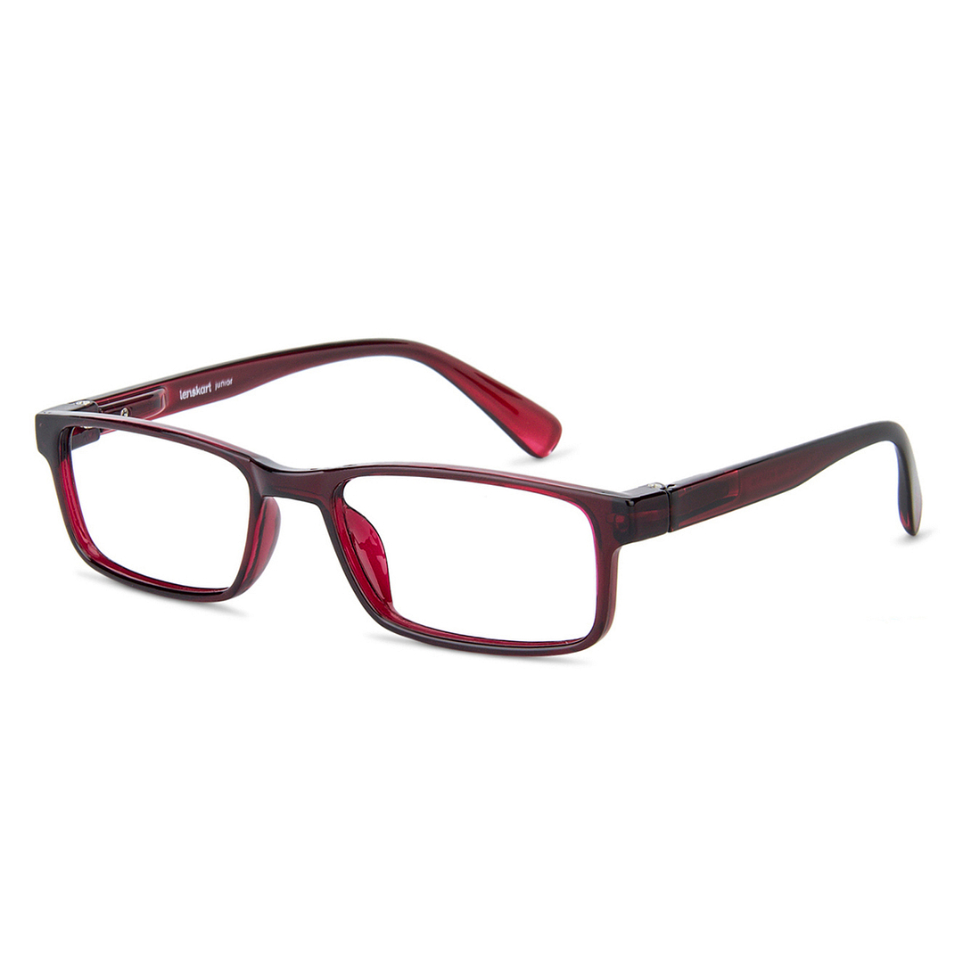 Hooper Online Red Transparent Full Rim Rectangle right side