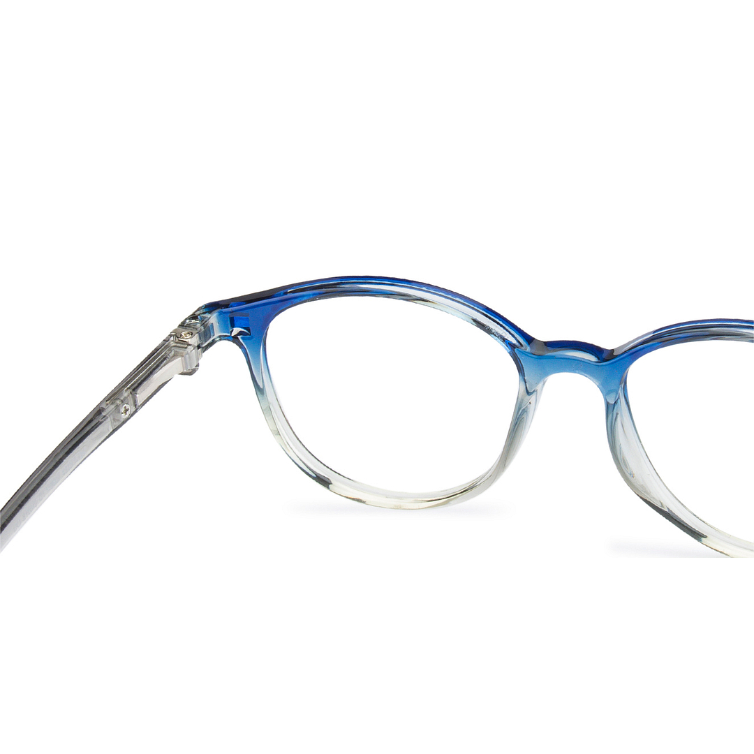 Hooper Online Gray Transparent Full Rim Round left side