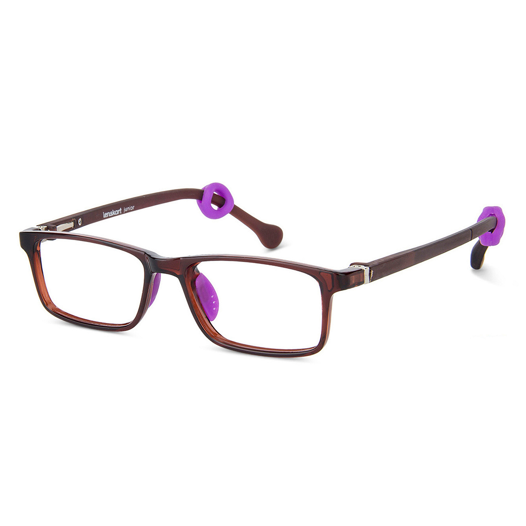 Hooper Online Brown Transparent Full Rim Rectangle right side