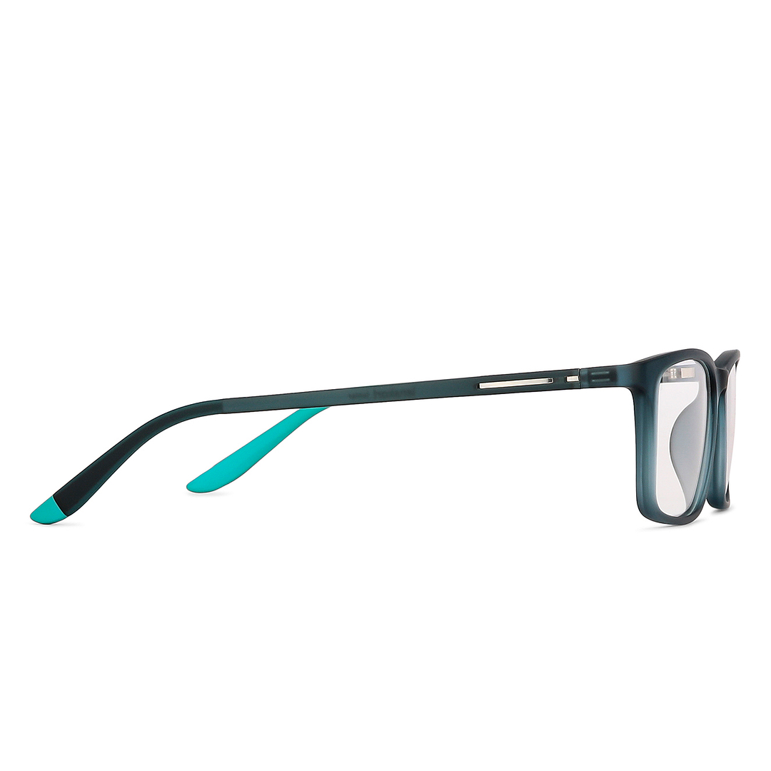 Hooper Online Sky Blue Full Rim Rectangle left side