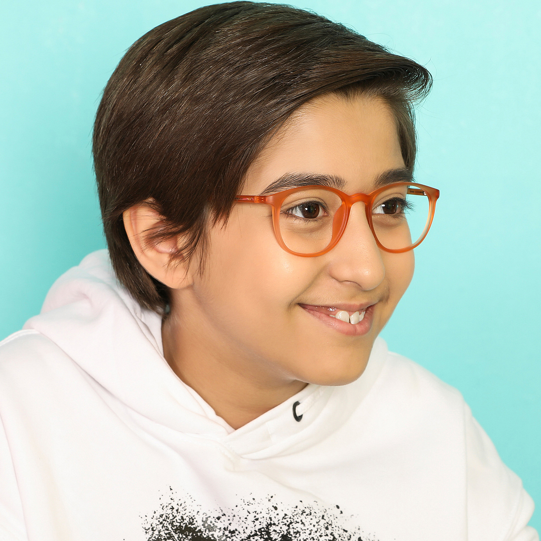 Hooper Online Orange Full Rim Round left side