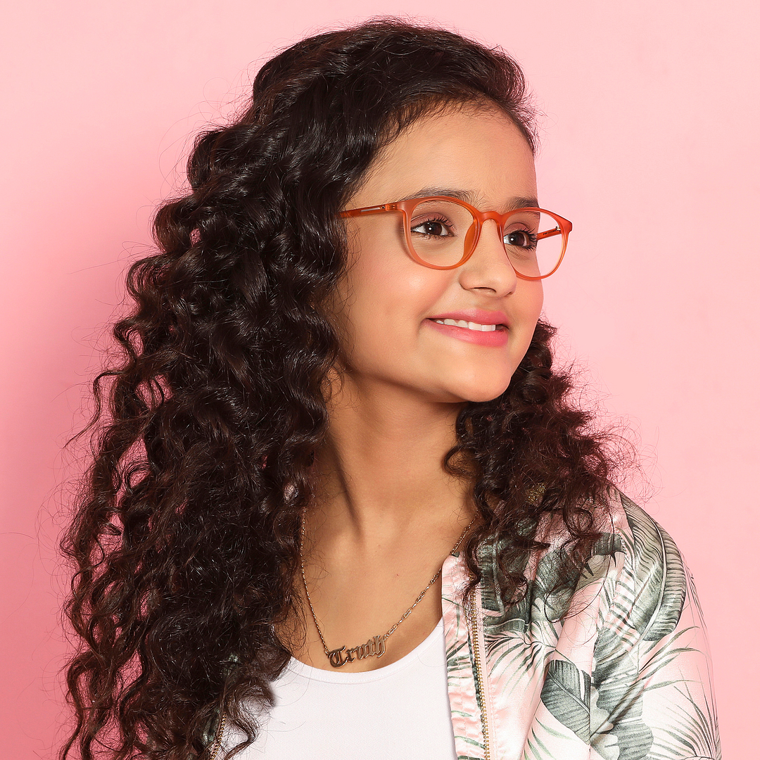 Hooper Online Orange Full Rim Round left side