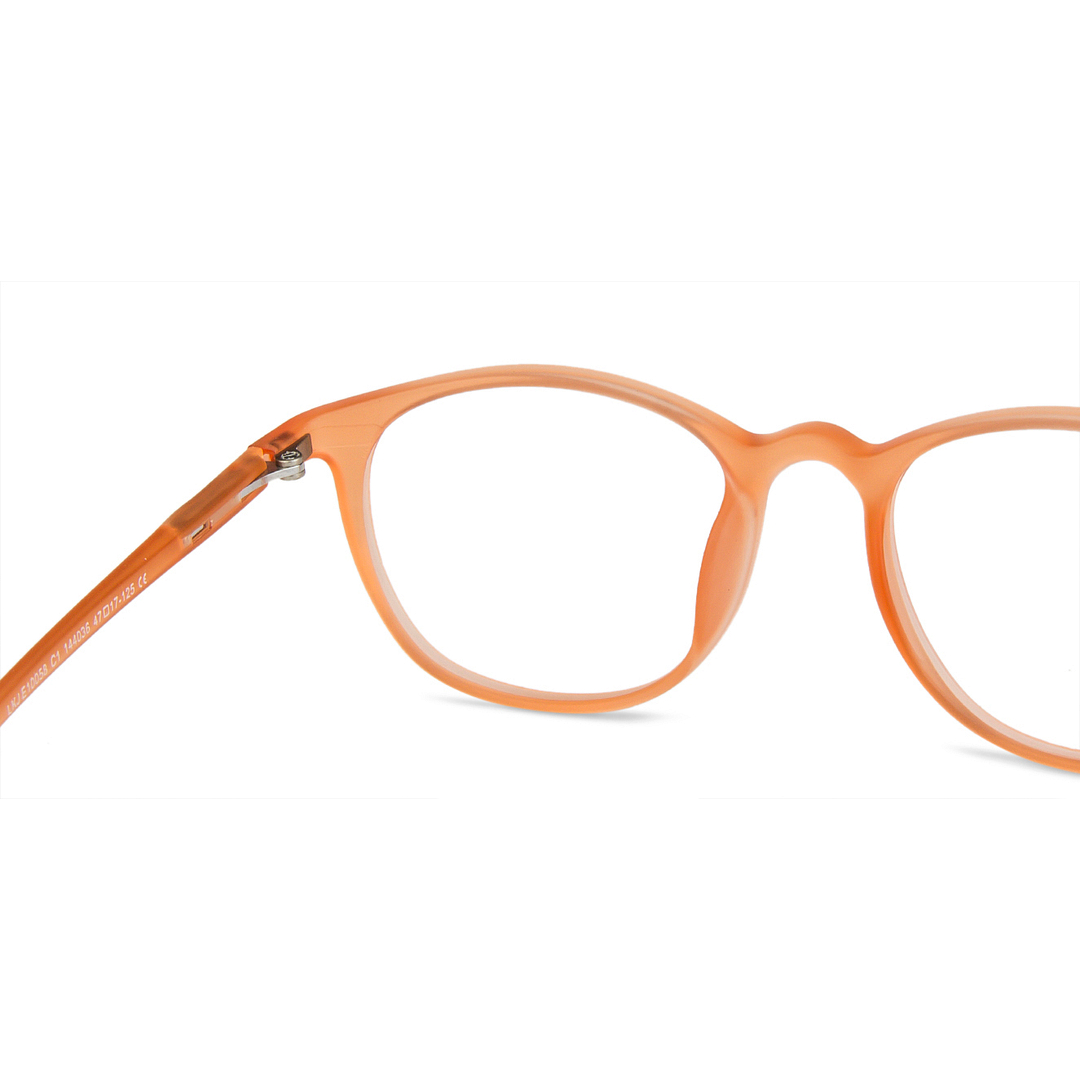 Hooper Online Orange Full Rim Round left side