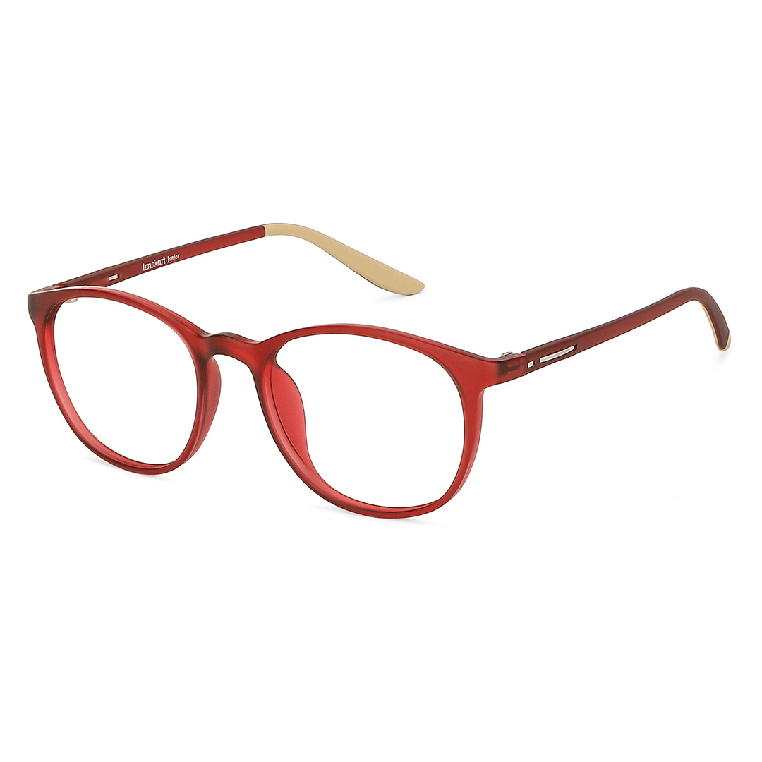 Hooper Online Red Full Rim Round right side