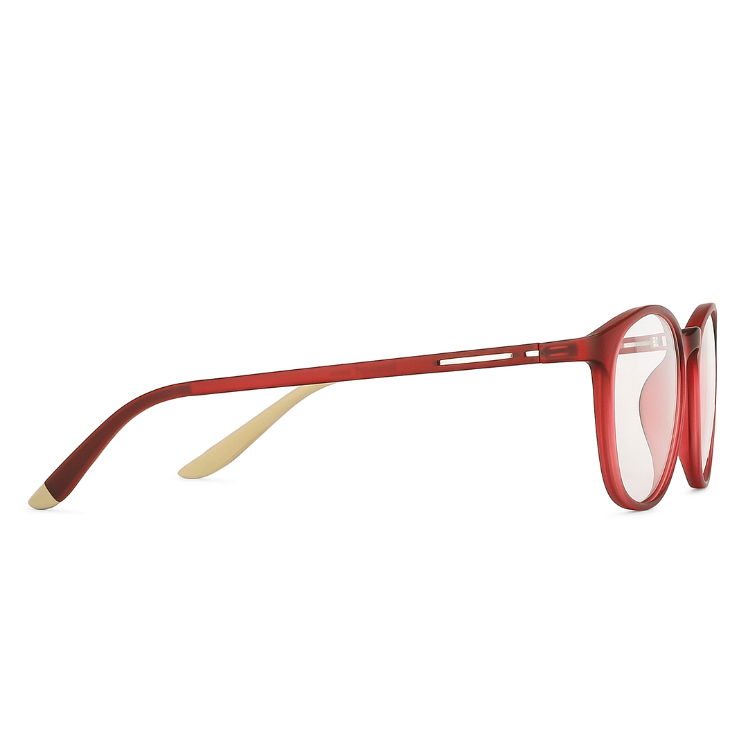 Hooper Online Red Full Rim Round left side