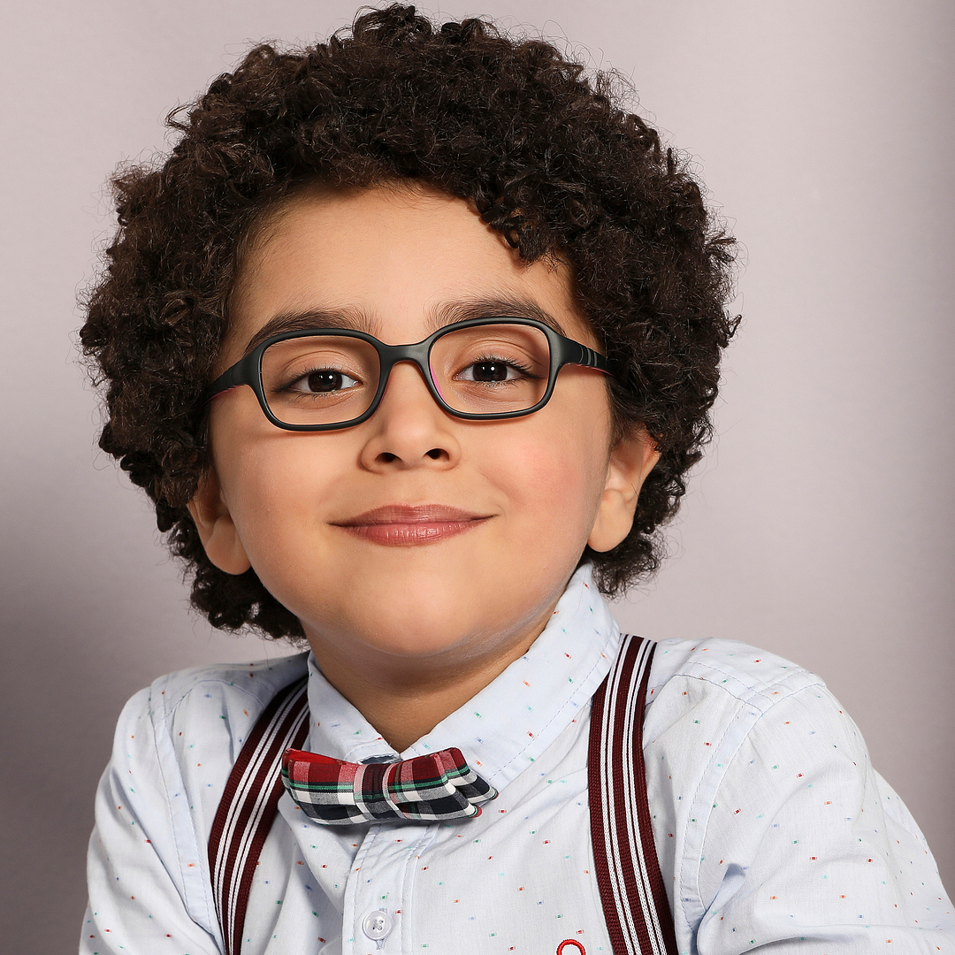 Hooper Online Black Full Rim Geometric left side