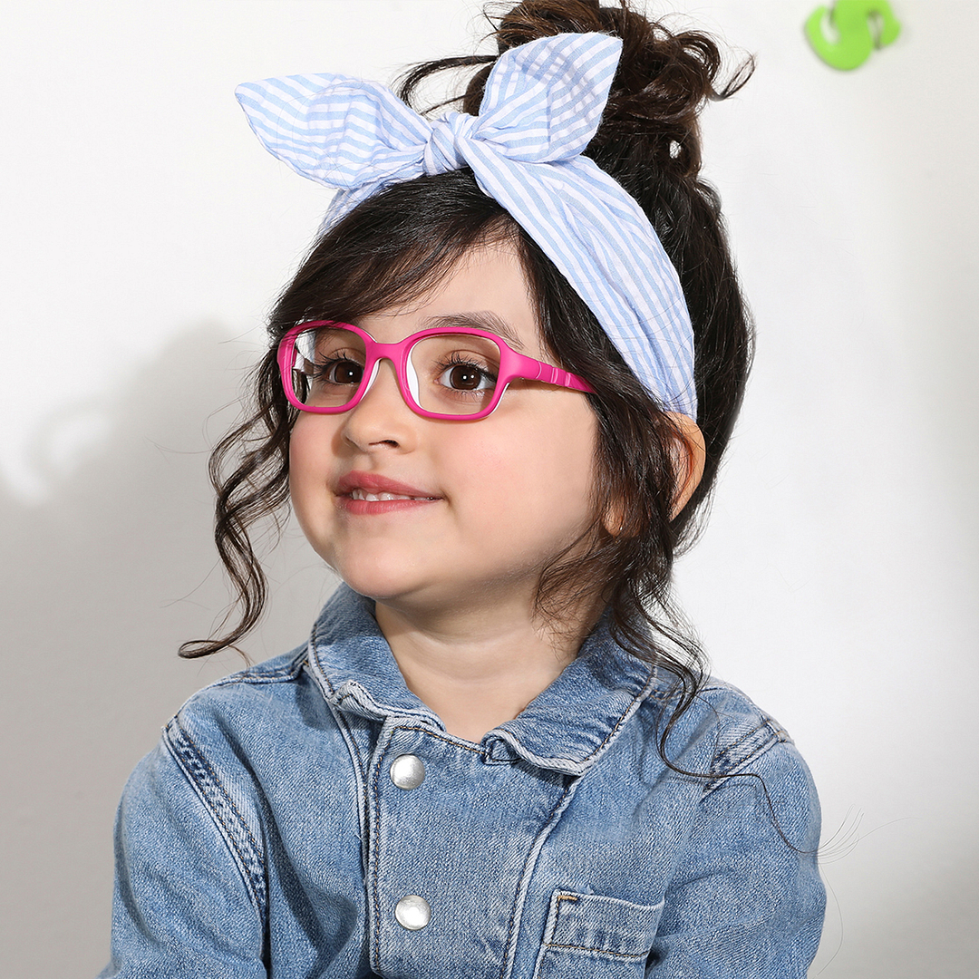 Hooper Online Pink Full Rim Rectangle right side