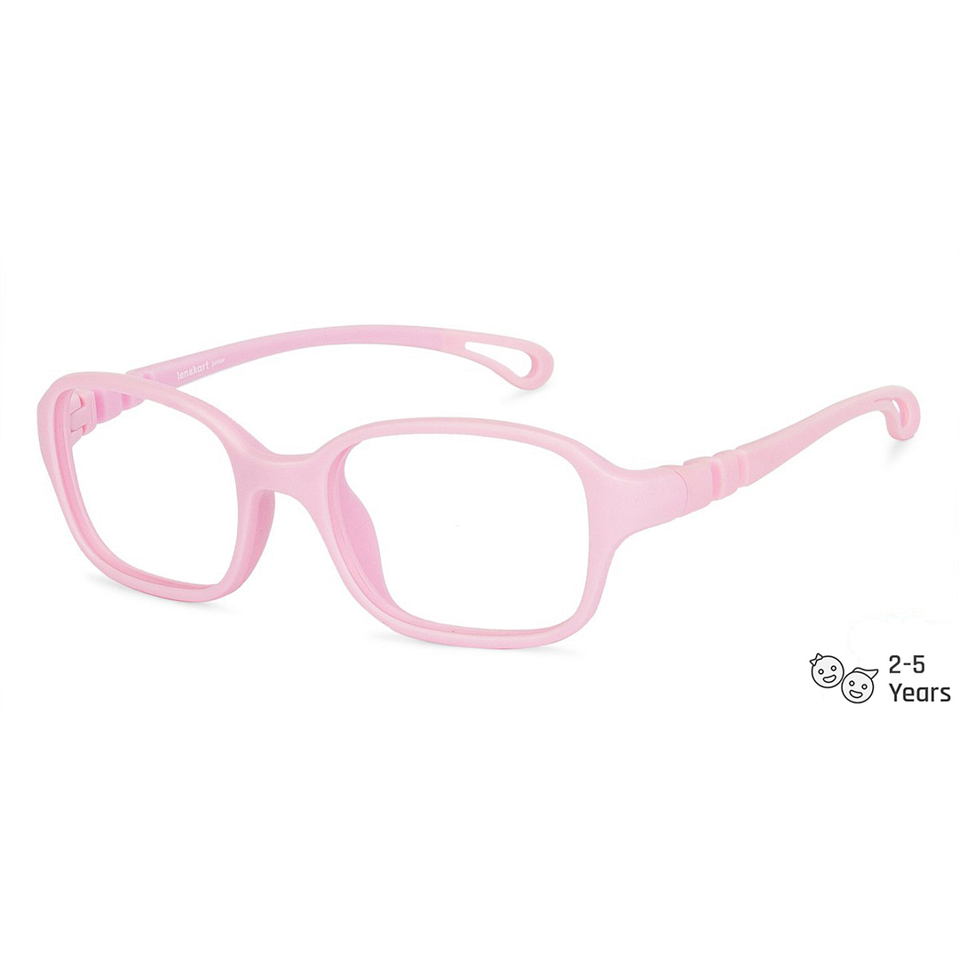 Hooper Online Pink Transparent Full Rim Rectangle left side