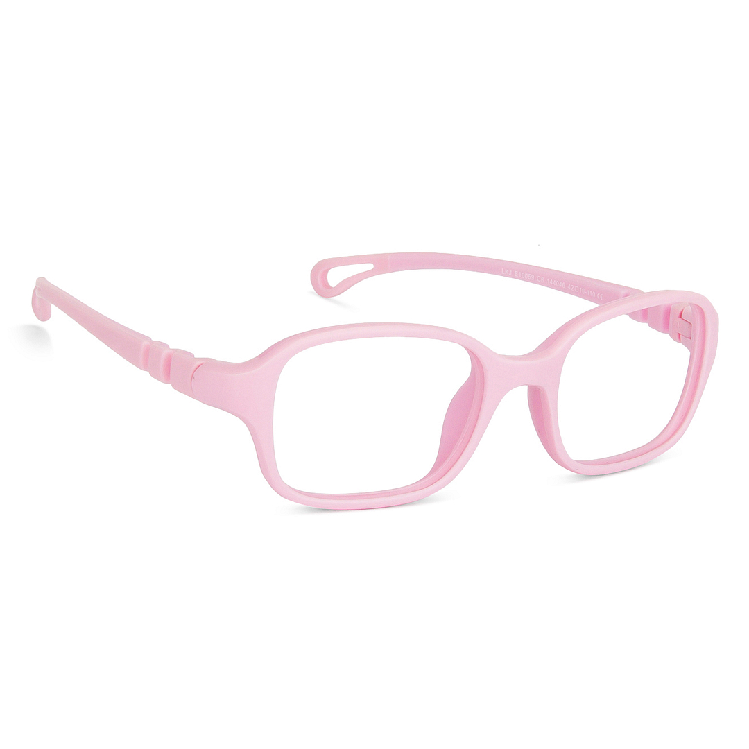 Hooper Online Pink Transparent Full Rim Rectangle left side