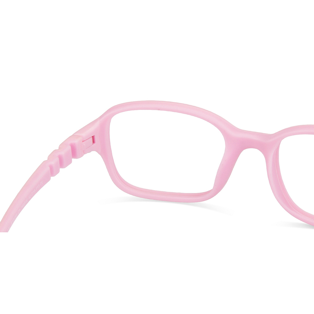 Hooper Online Pink Transparent Full Rim Rectangle left side