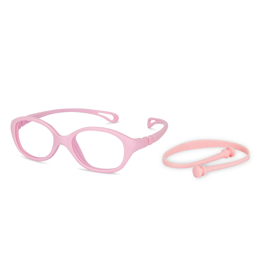 Hooper Online Pink Transparent Full Rim Round left side