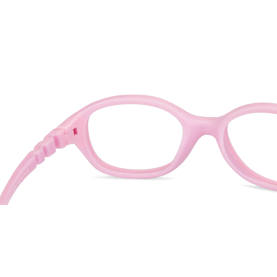 Hooper Online Pink Transparent Full Rim Round left side