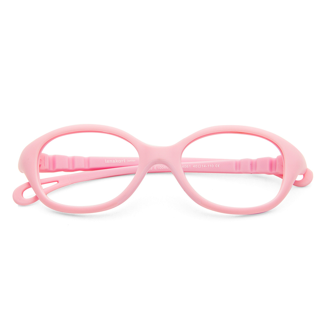 Hooper Online Pink Transparent Full Rim Round right side