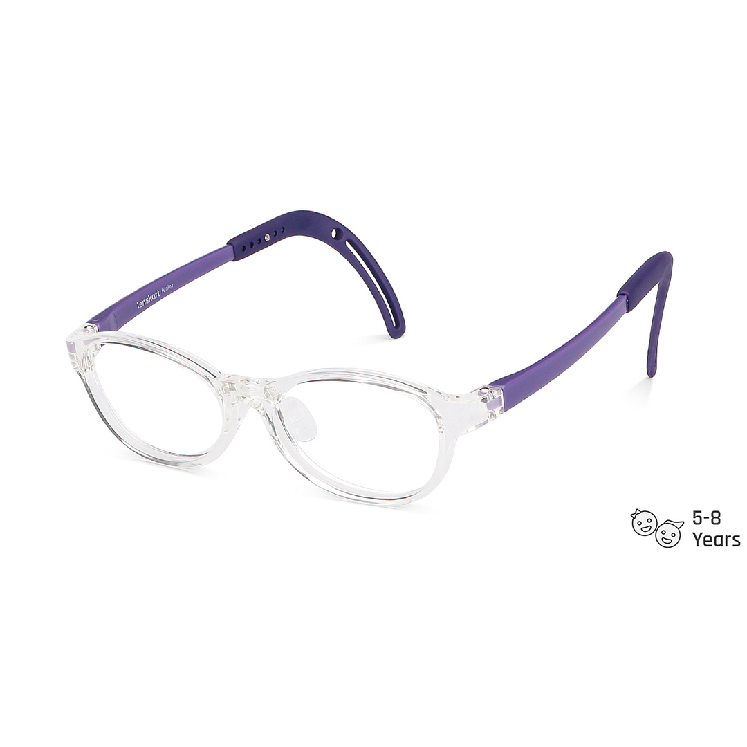 Hooper Online Crystal Transparent Full Rim Rectangle left side