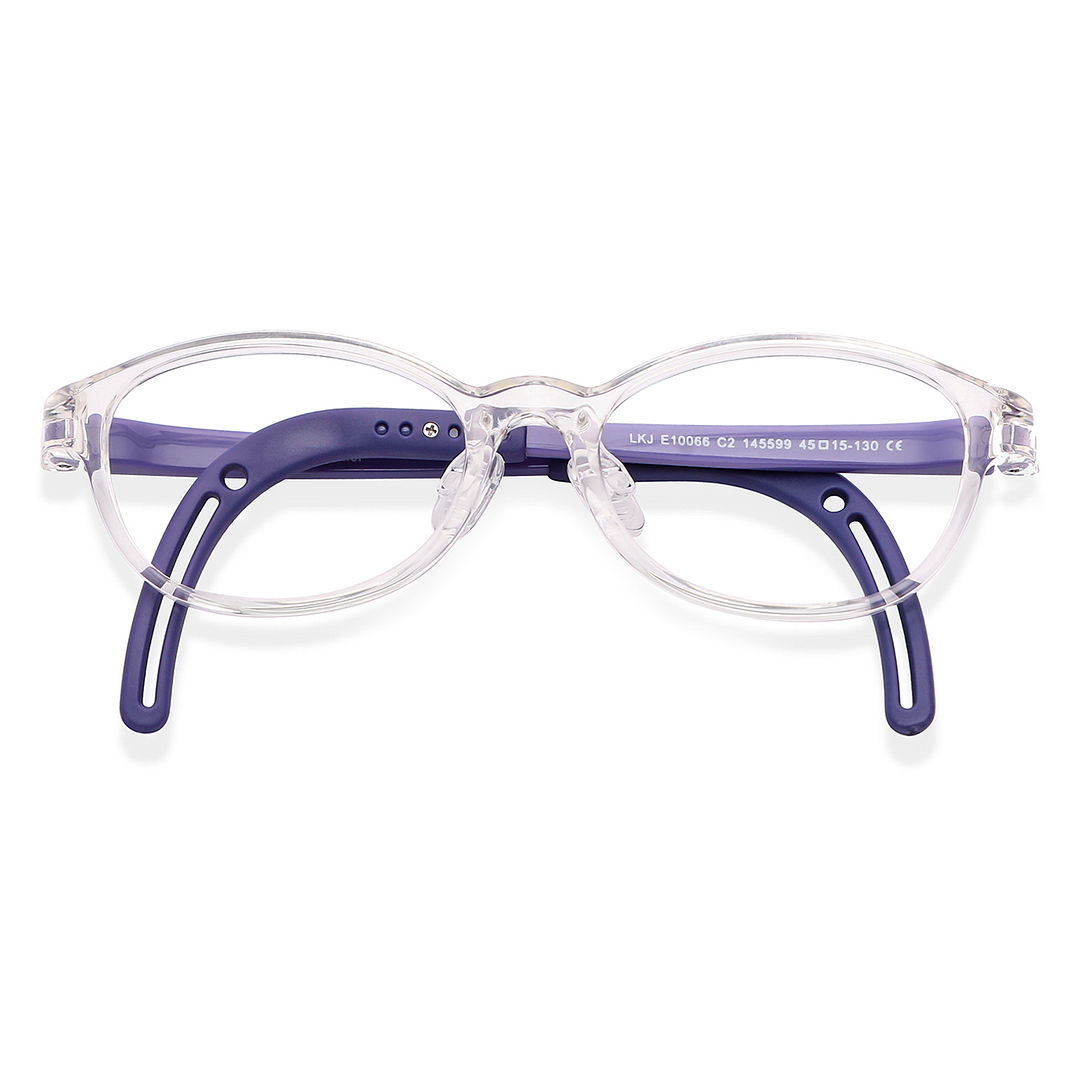 Hooper Online Crystal Transparent Full Rim Rectangle left side