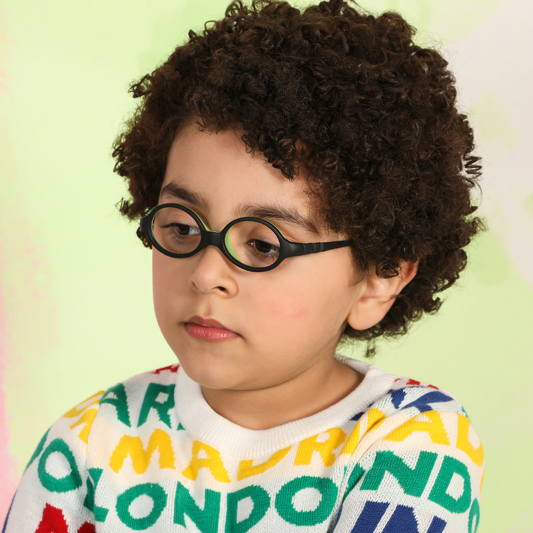 Hooper Online Black Full Rim Round left side