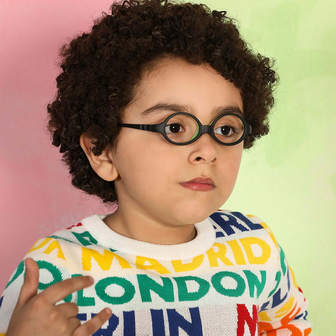 Hooper Online Black Full Rim Round right side