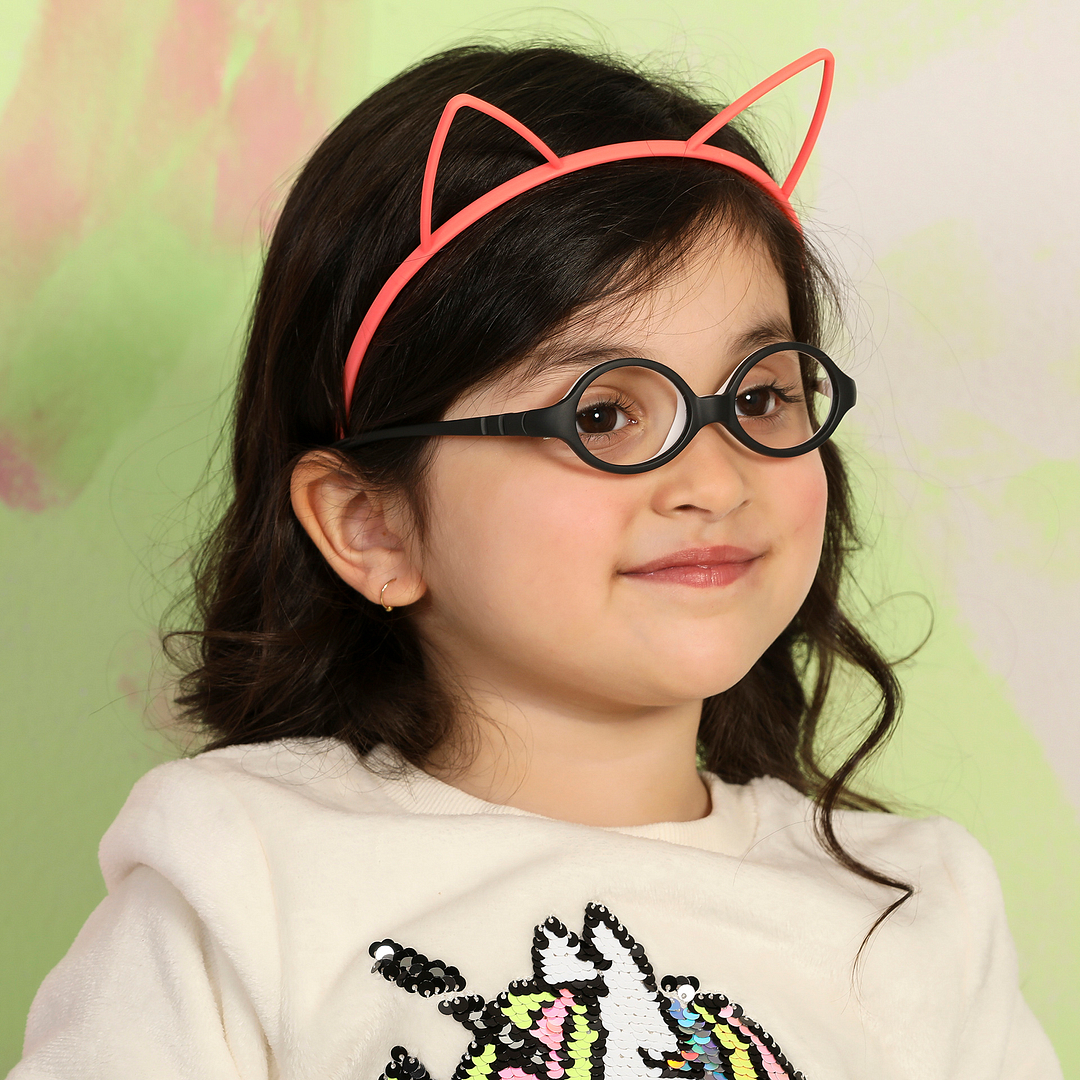 Hooper Black Full Rim Round left side