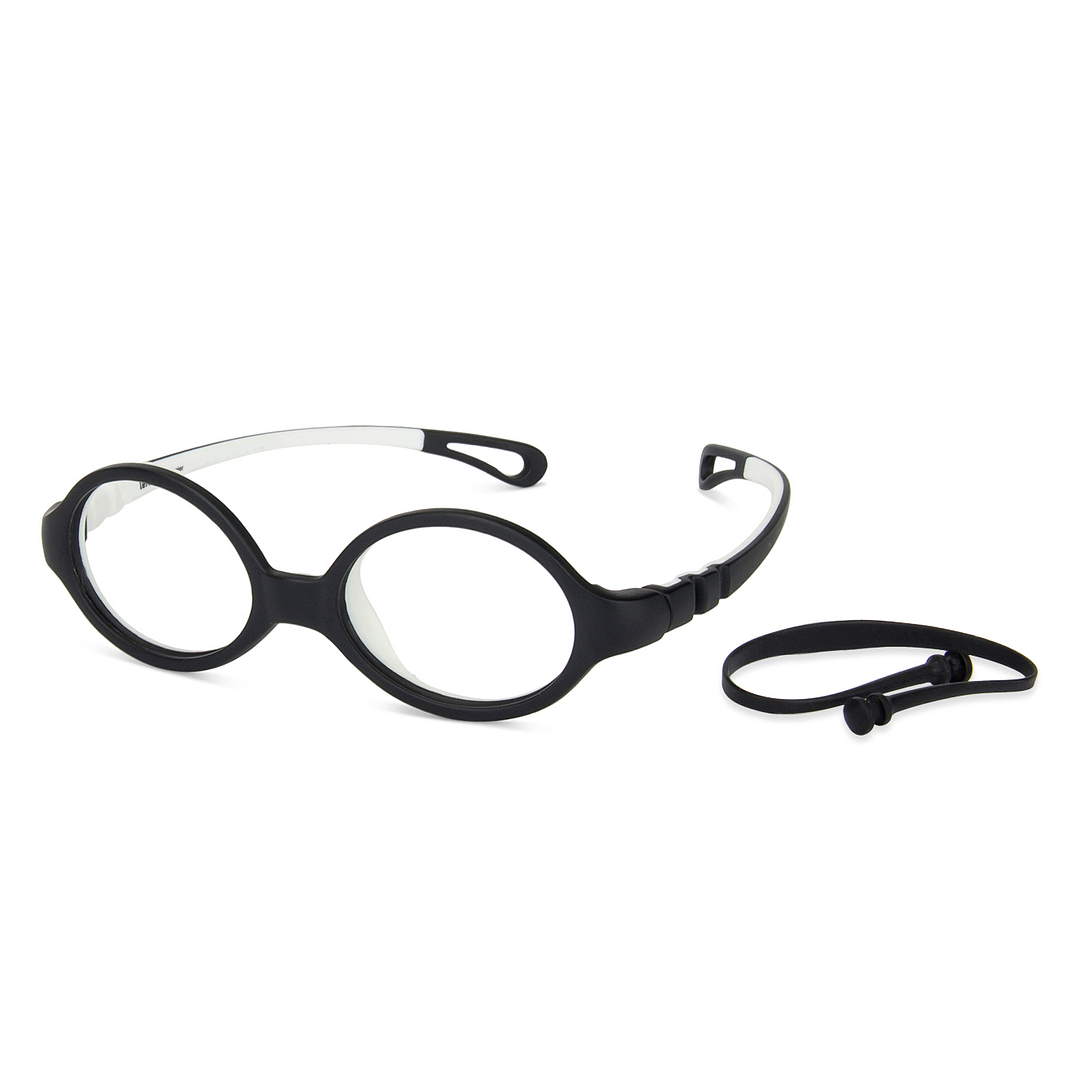 Hooper Black Full Rim Round left side