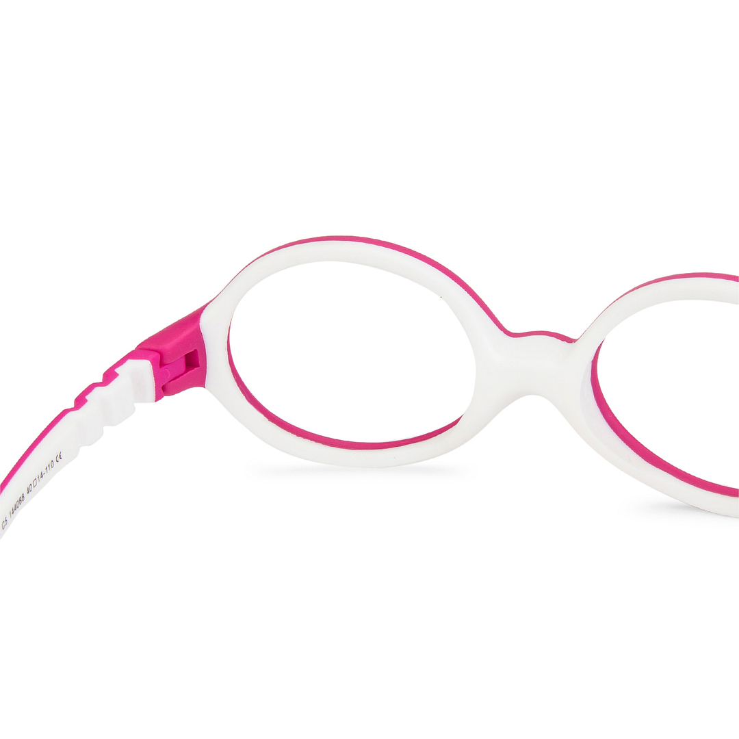 Hooper Online White Full Rim Round left side