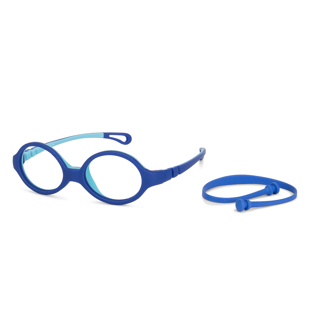 Hooper Online Sky Blue Full Rim Round left side