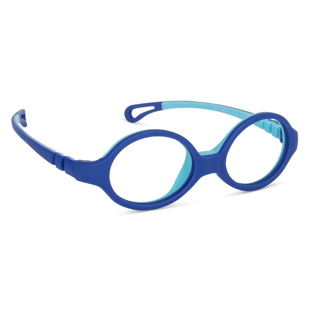 Hooper Online Sky Blue Full Rim Round left side