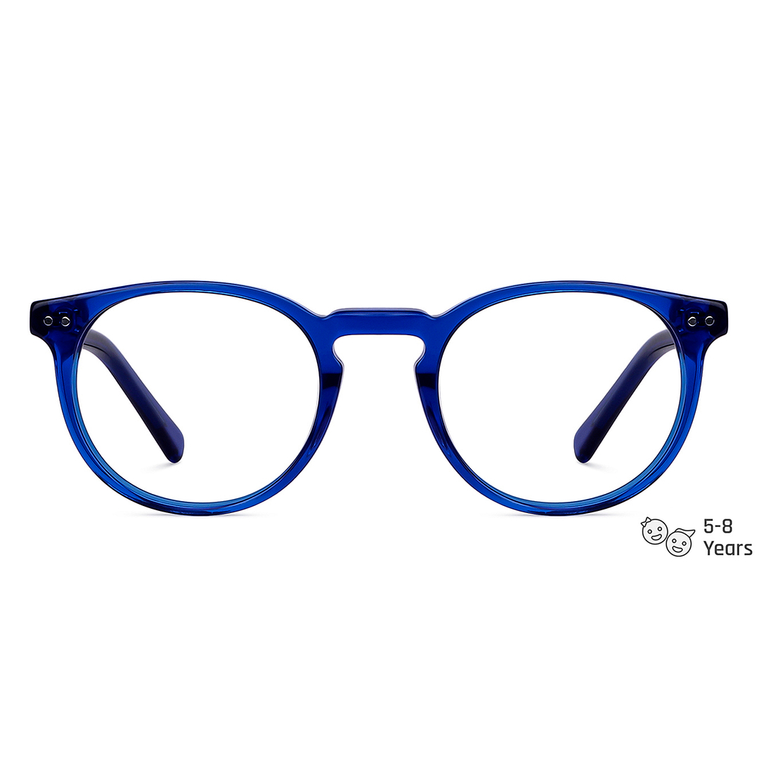 Hooper Online Sky Blue Full Rim Round left side
