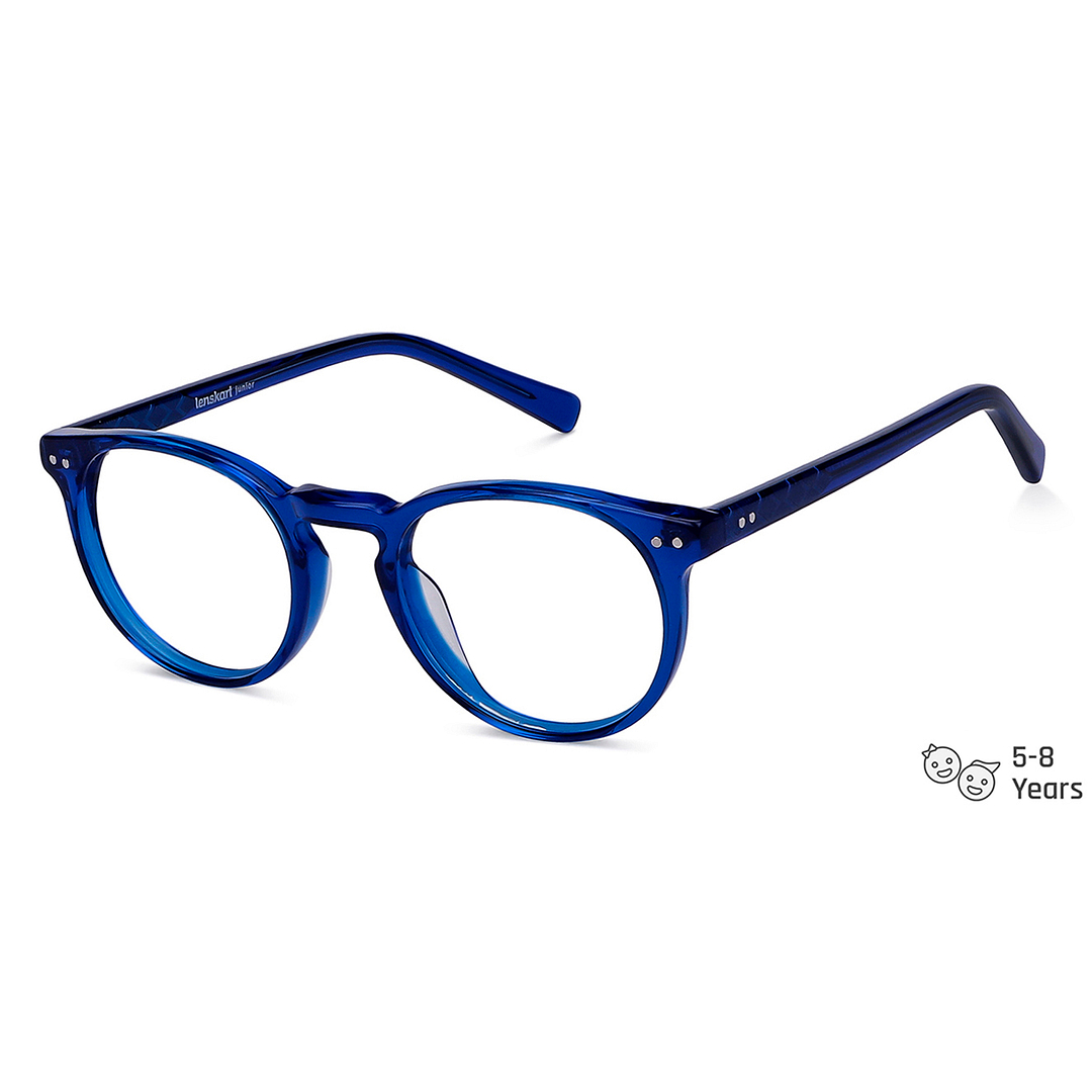 Hooper Online Sky Blue Full Rim Round right side