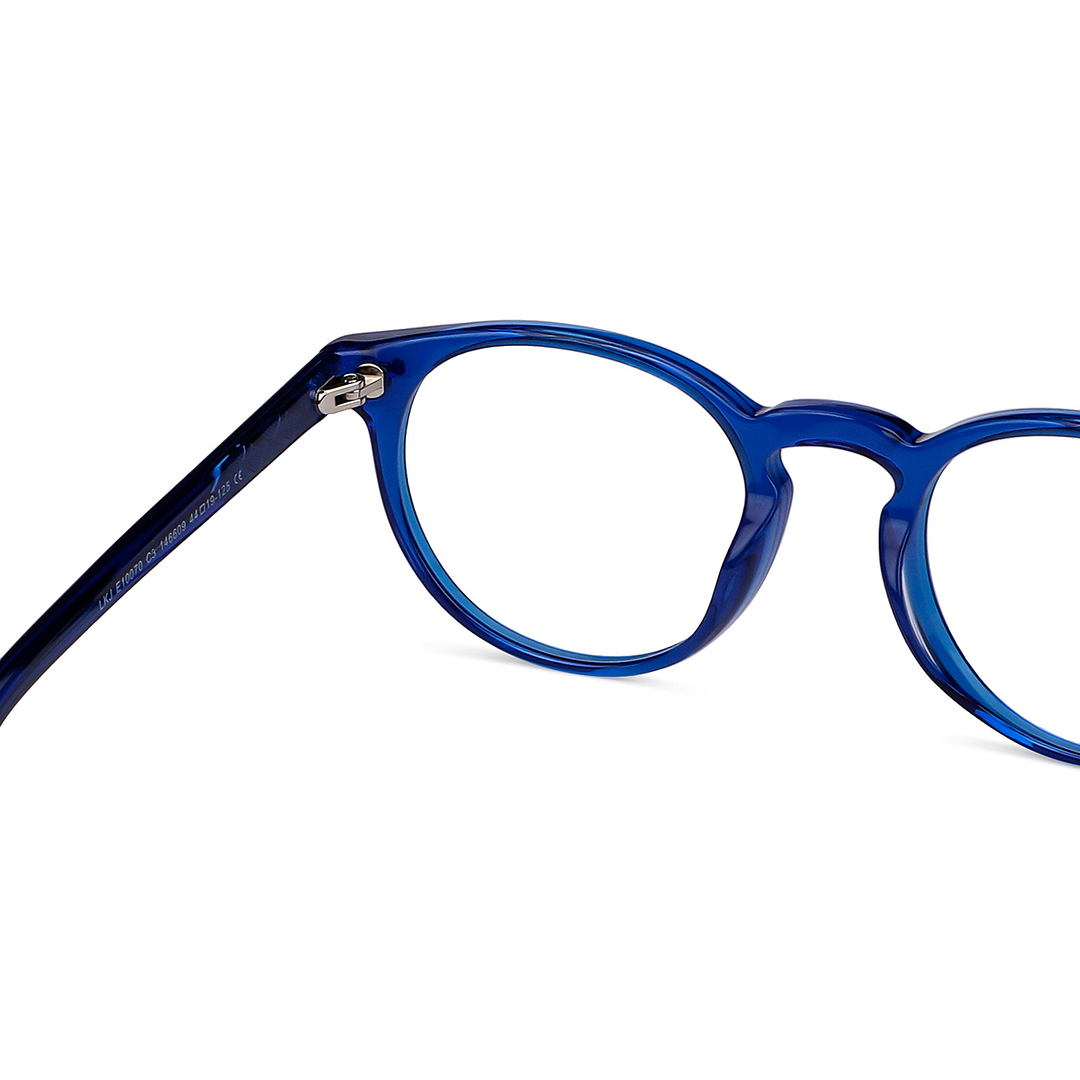 Hooper Online Sky Blue Full Rim Round right side