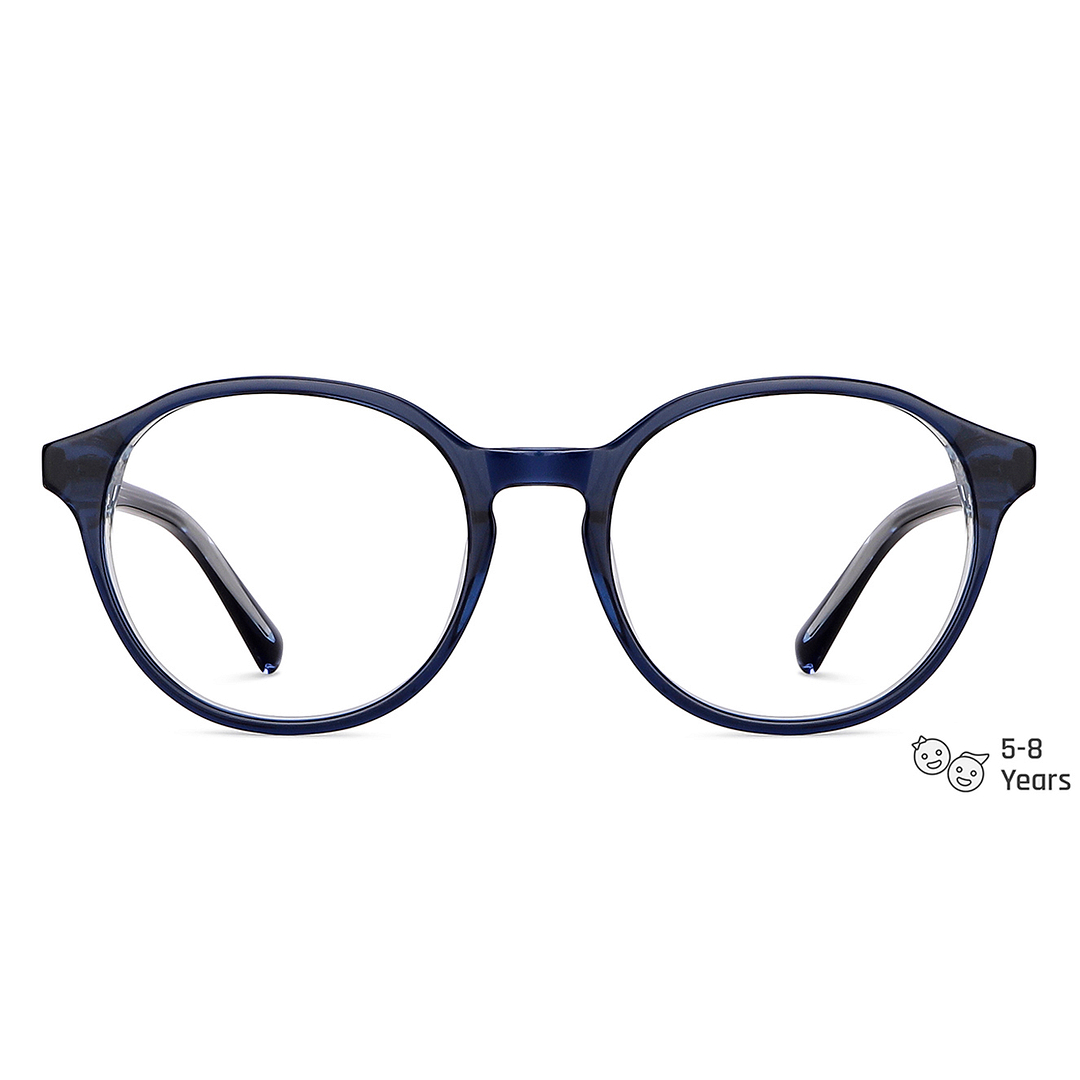 Hooper Online Sky Blue Full Rim Geometric left side