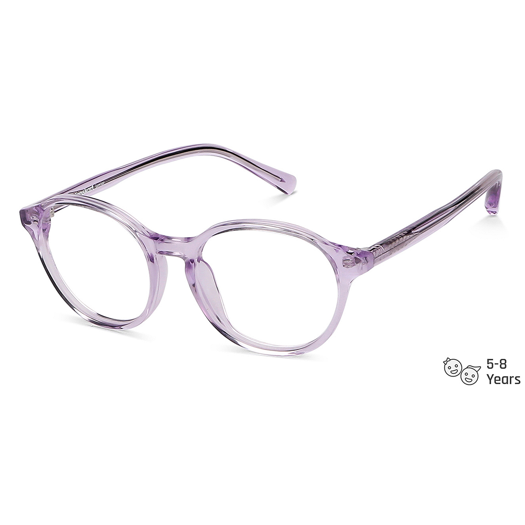 Hooper Online Purple Transparent Full Rim Geometric left side