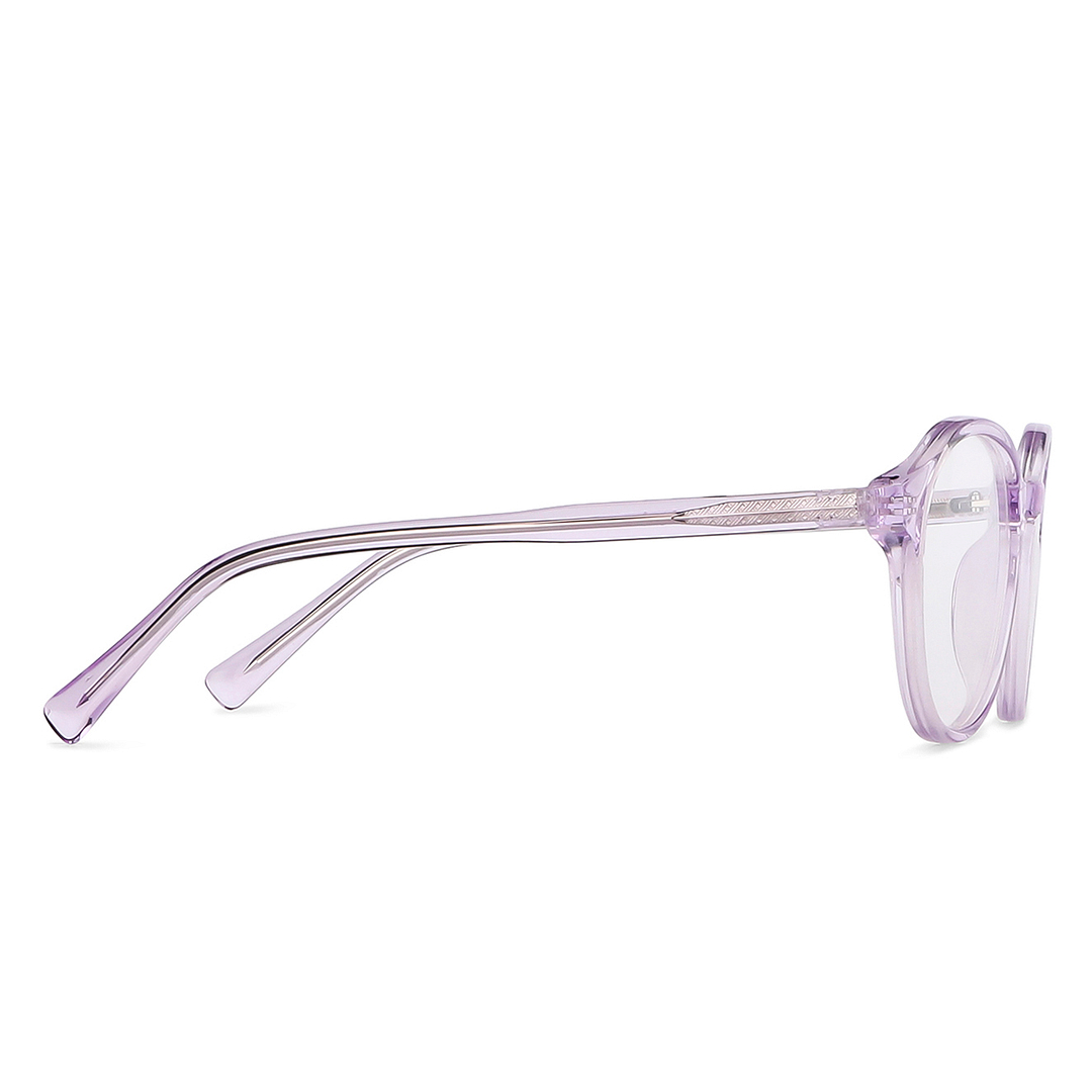 Hooper Online Purple Transparent Full Rim Geometric left side