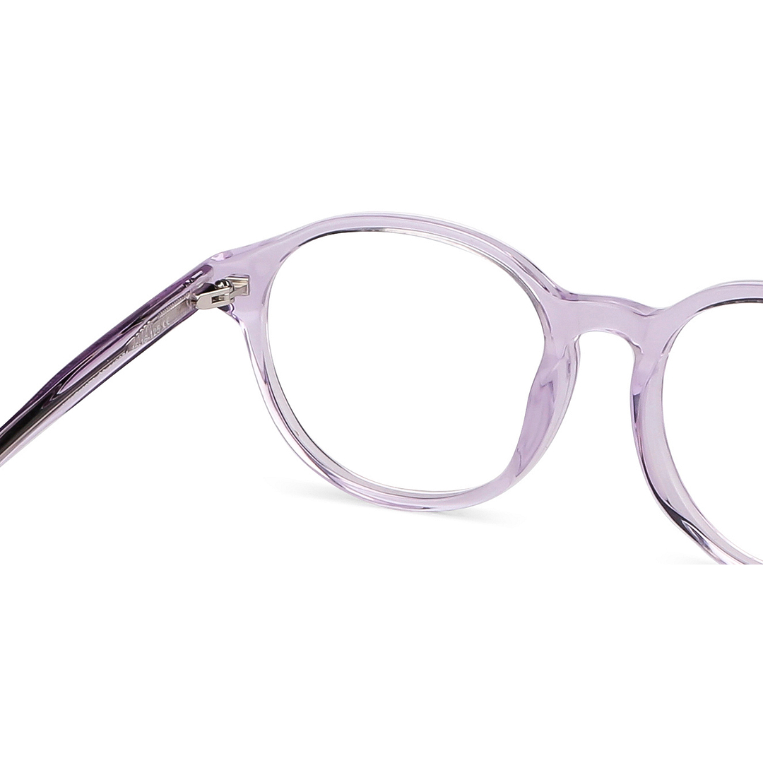 Hooper Online Purple Transparent Full Rim Geometric right side