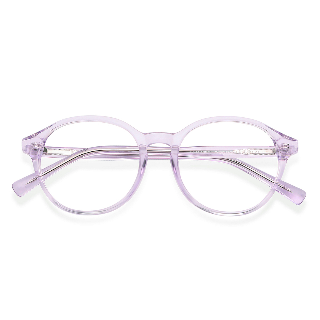 Hooper Online Purple Transparent Full Rim Geometric left side
