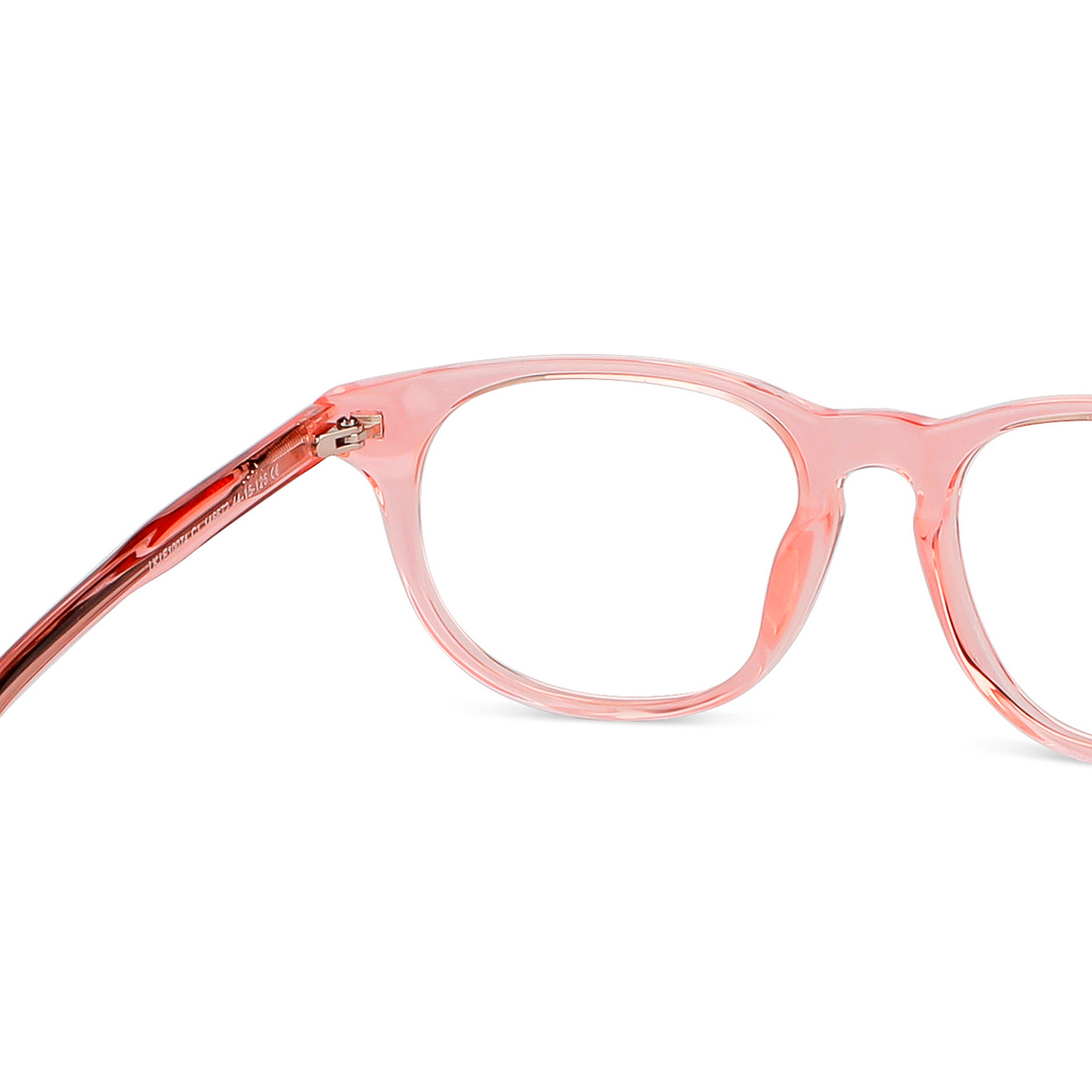 Hooper Online Pink Transparent Full Rim Rectangle right side