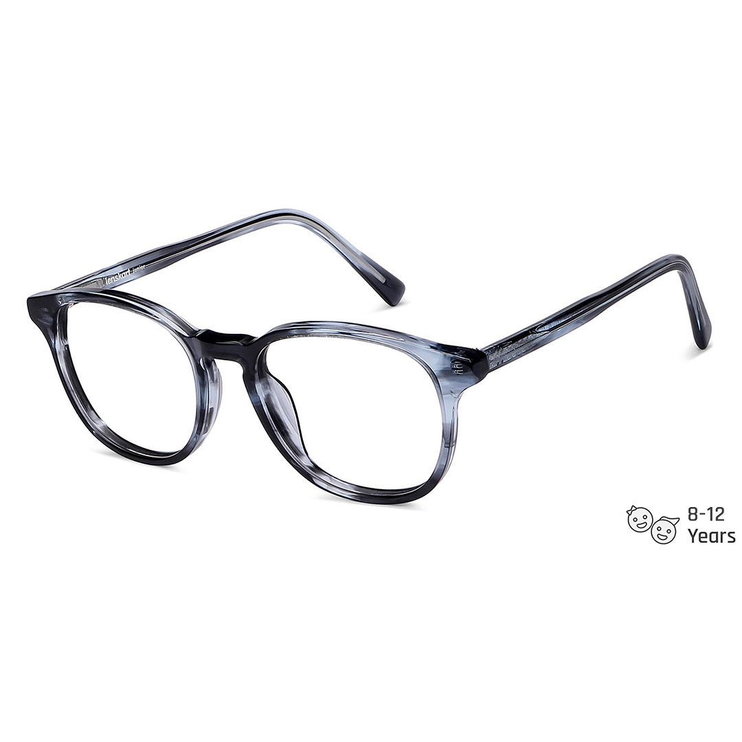 Hooper Online Sky Blue Full Rim Square right side