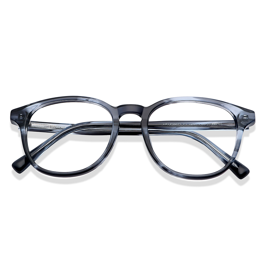 Hooper Online Sky Blue Full Rim Square left side