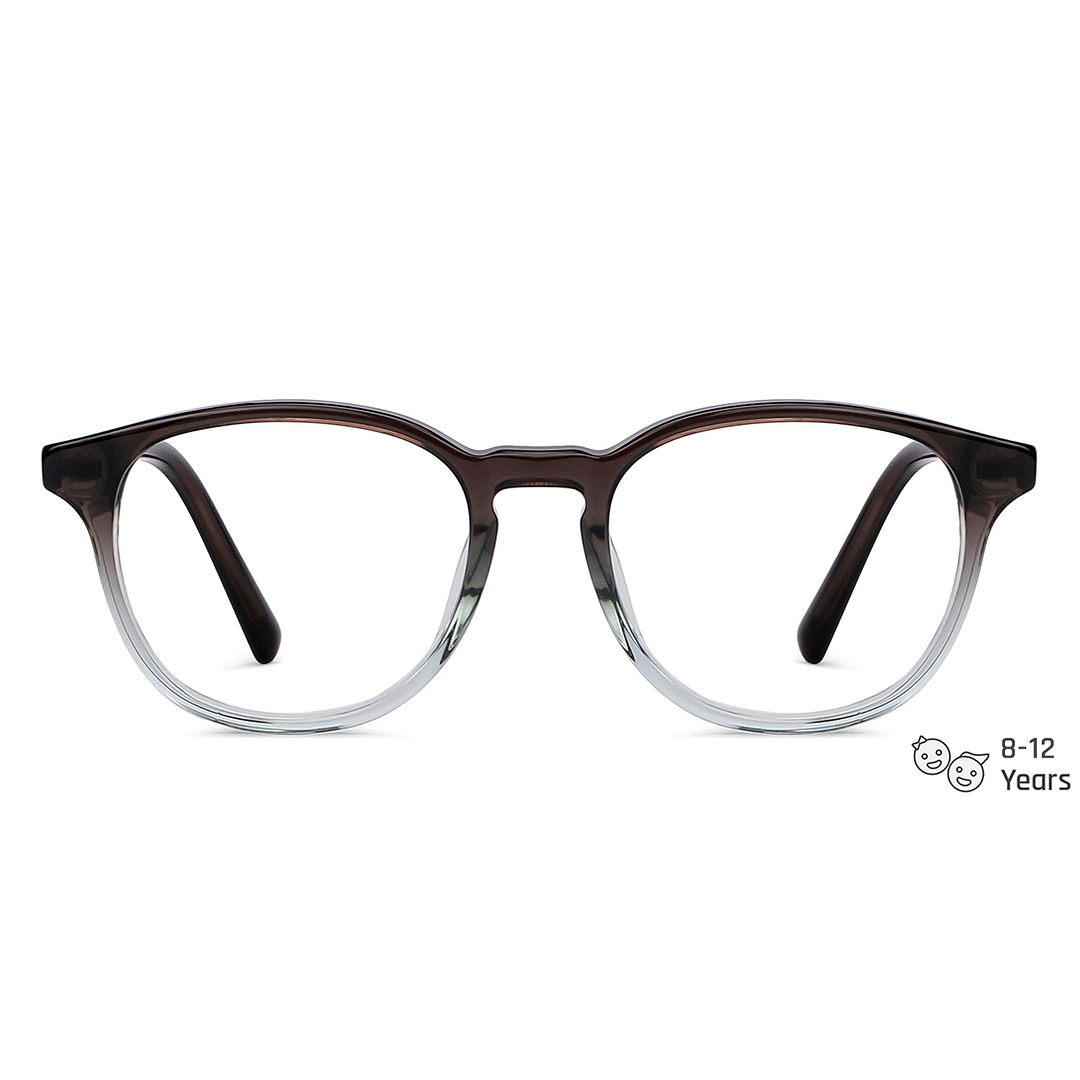 Hooper Online Brown Transparent Full Rim Square left side